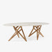Ligne Roset Ennéa Oval Dining Table Legs In Natural Oak - MyConcept Hong Kong