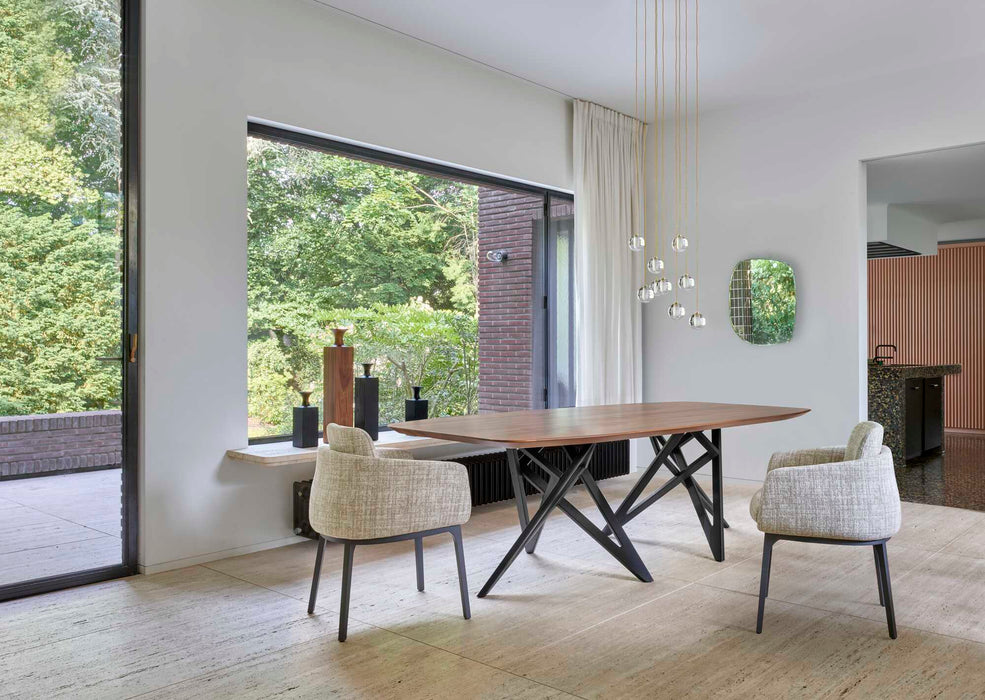 Ligne Roset Ennéa Oval Dining Table Legs In Natural Oak - MyConcept Hong Kong