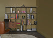 Ligne Roset Tanis Desk Walnut + Black Fenix Laminate Base In Circular Tubing - MyConcept Hong Kong