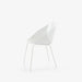 Ligne Roset Rocher Chair/Bridge White White Lacquered Base - MyConcept Hong Kong