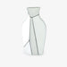 Ligne Roset Polygon Vase White / Black - MyConcept Hong Kong