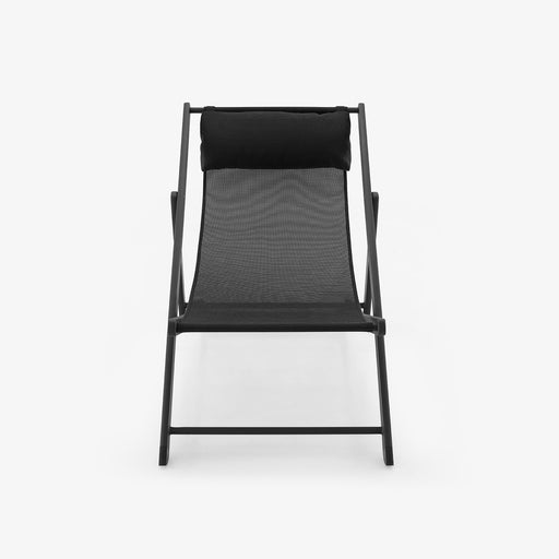 Ligne Roset Sabbia Set Of 2 Deck Chairs Onyx (Black) - MyConcept Hong Kong