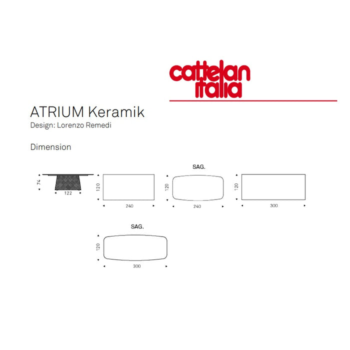 ATRIUM Keramik Table