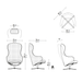 DUA Relax Swivel Trestle Lounge Chair - MyConcept Hong Kong