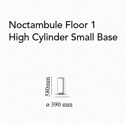 Flos Noctambule High Cylinders Small Base Floor Lamp - MyConcept Hong Kong