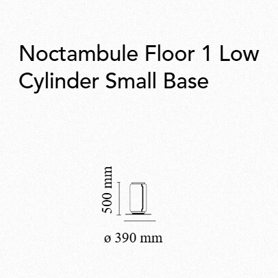 Flos Noctambule Low Cylinders Small Base Floor Lamp - MyConcept Hong Kong