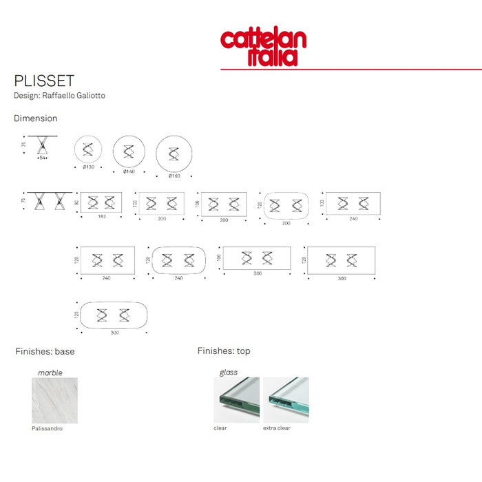 CATTELAN PLISSET Table - MyConcept Hong Kong