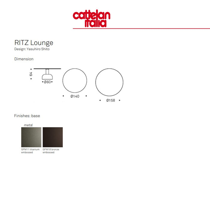 CATTELAN RITZ Lounge Table - MyConcept Hong Kong