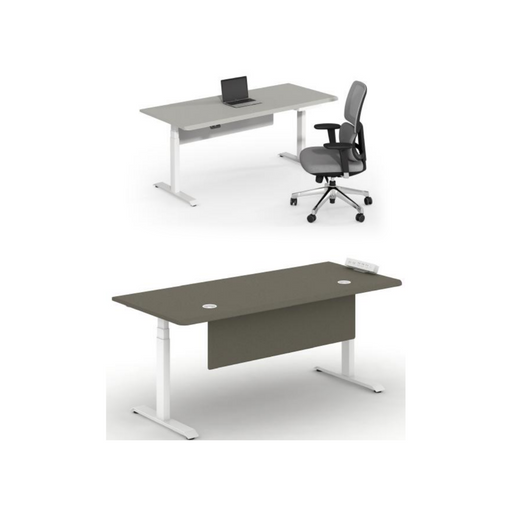 Sao Height Adjustable Main Desk - TPFS-SDT18 UD L Series - MyConcept Hong Kong