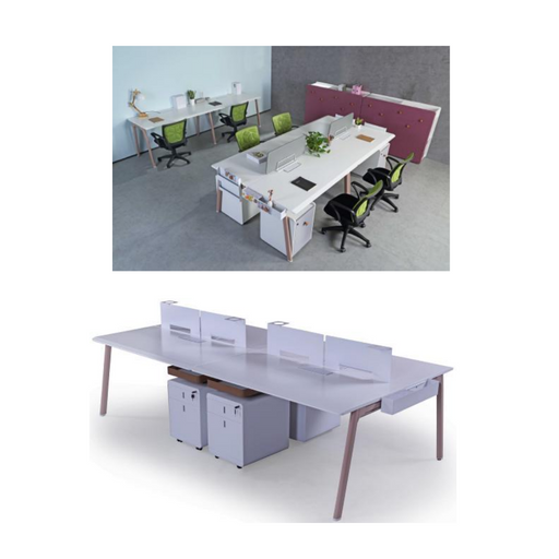 Sao Neofront-1 Workstation- XPFN-NFH18 - 4Seater Double Side - MyConcept Hong Kong