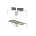 Sao LX-L Workstation - XPFA-LXY03 - 4seater face-to-face - MyConcept Hong Kong