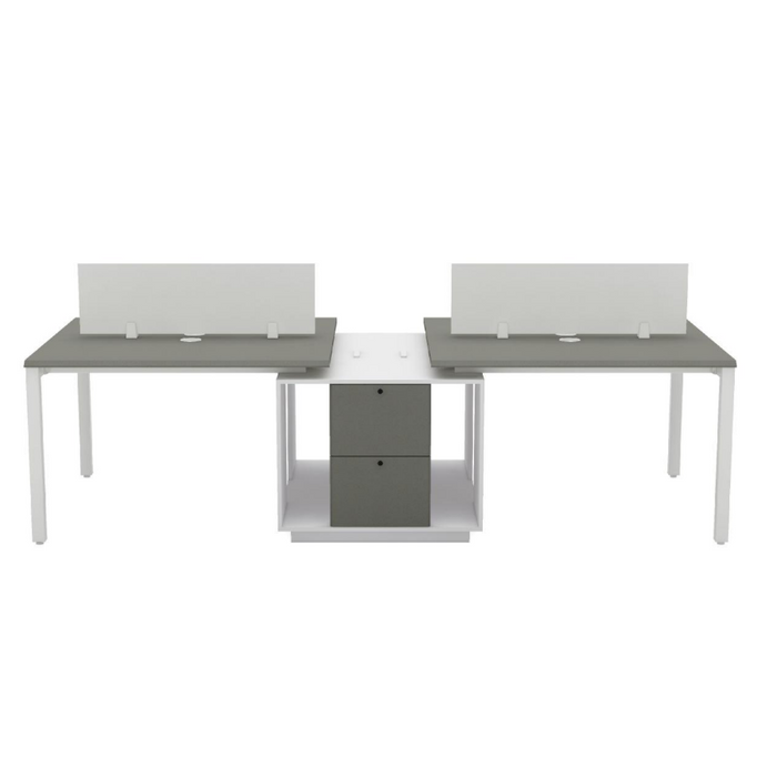 Sao N3-N Workstation - XPFA-N3T30 - 4seater double sides - MyConcept Hong Kong