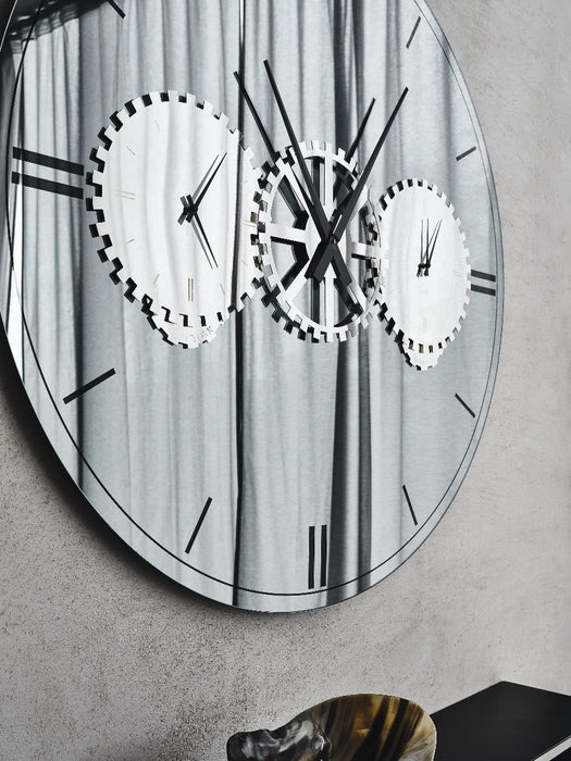 TIMES Mirror Wall Clock