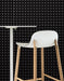 SHARKY Bar Stool (LOW BACK) - Wooden Base - MyConcept Hong Kong