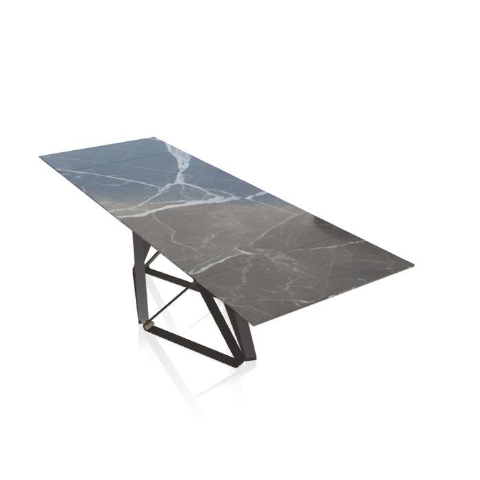Delta Rectangular With Extensions Marble/Ceramic Table - MyConcept Hong Kong