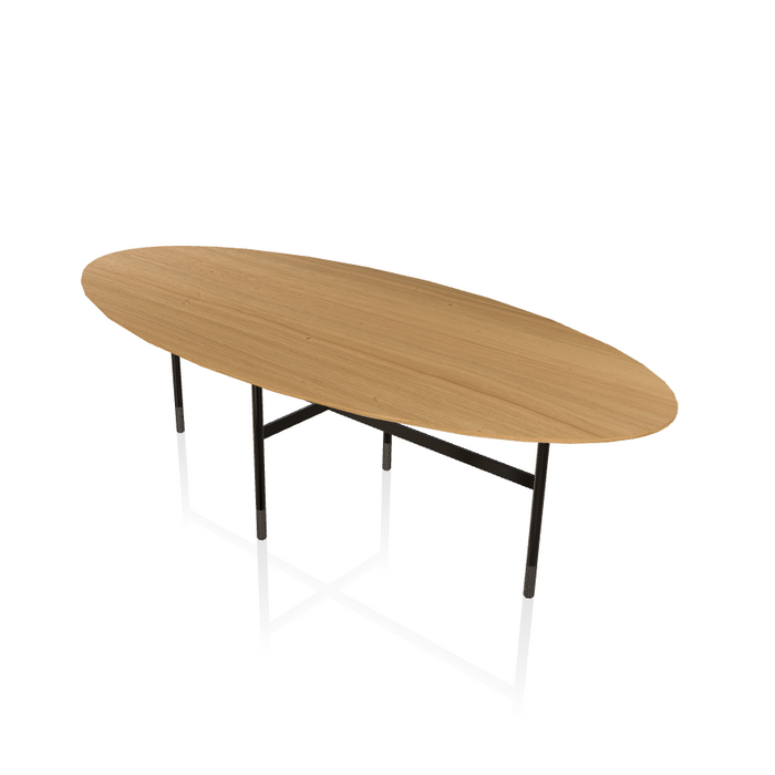 Glamour Elliptical Wood Table - MyConcept Hong Kong