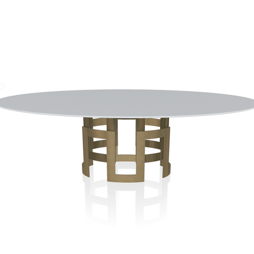 Imperial Elliptical Crystal Table - MyConcept Hong Kong