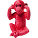 Money Box Monkey Kikazaru Red - MyConcept Hong Kong