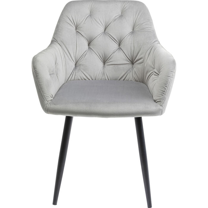 Chair with Armrest Kira Grey - MyConcept Hong Kong