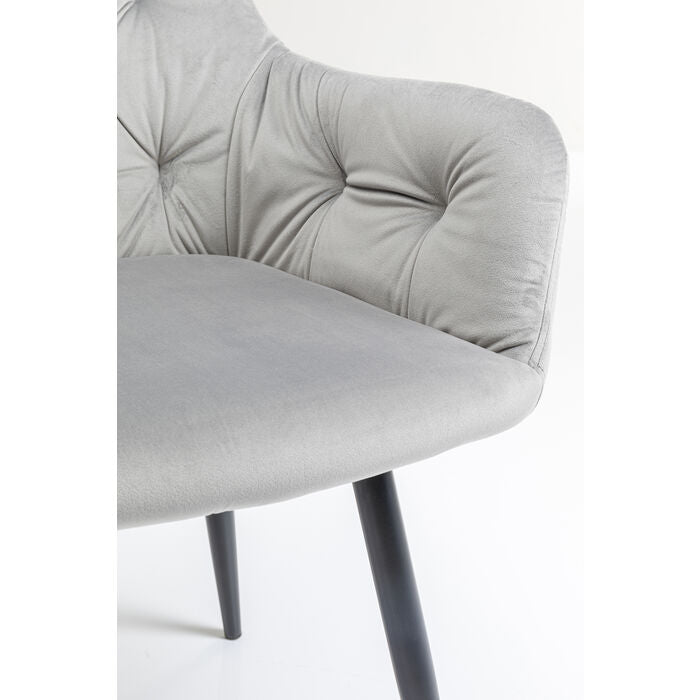 Chair with Armrest Kira Grey - MyConcept Hong Kong