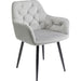 Chair with Armrest Kira Grey - MyConcept Hong Kong