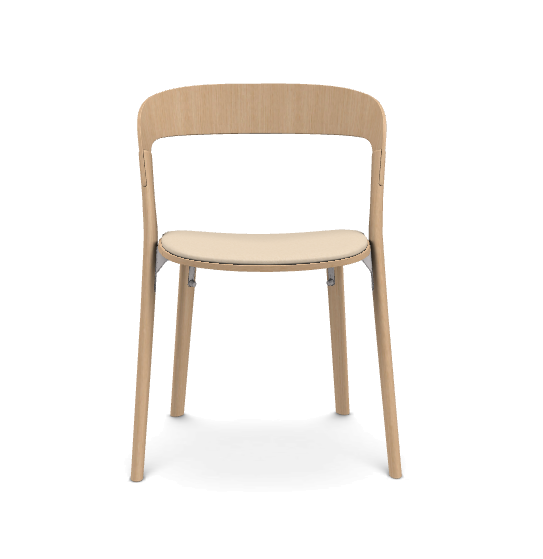 Pila Stacking chair upholstered seat - MyConcept Hong Kong