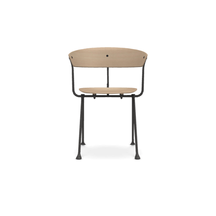 Officina Chair with Seat and Back in Leather - MyConcept Hong Kong